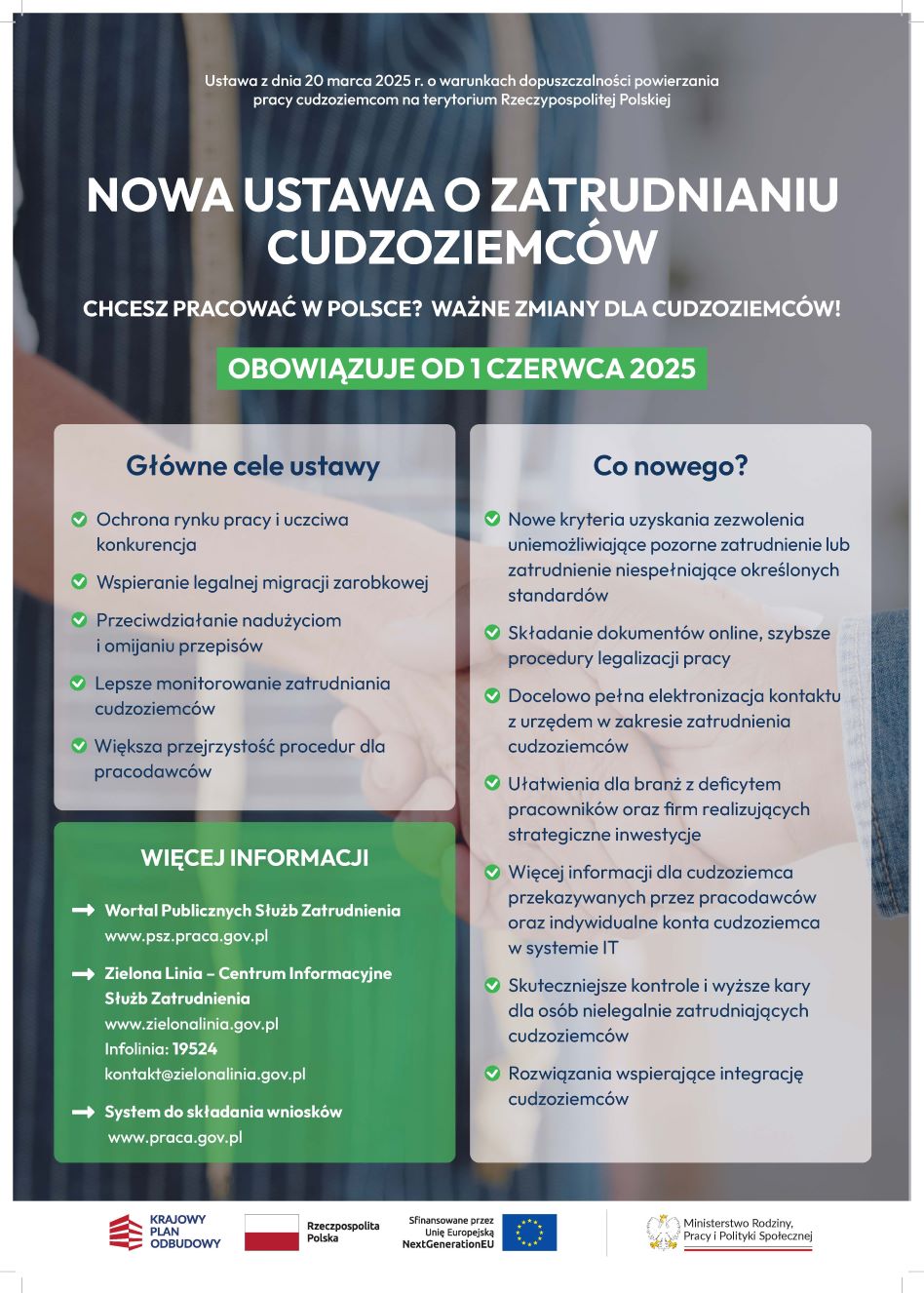 Zdjęcie artykułu Nowa ustawa o zatrudnieniu cudzoziemców