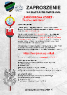 Zdjęcie artykułu ZAPROSZENIE NA BEZPŁATNE SZKOLENIE SAMOOBRONA KOBIET - ZAUFAJ WOJSKU"