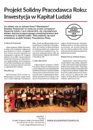 Zdjęcie artykułu Ogłoszenie instytucji zewnętrznych: Solidny Pracodawca Roku
